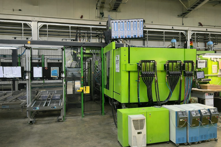 Technologický posun - nový lis ve výrobě